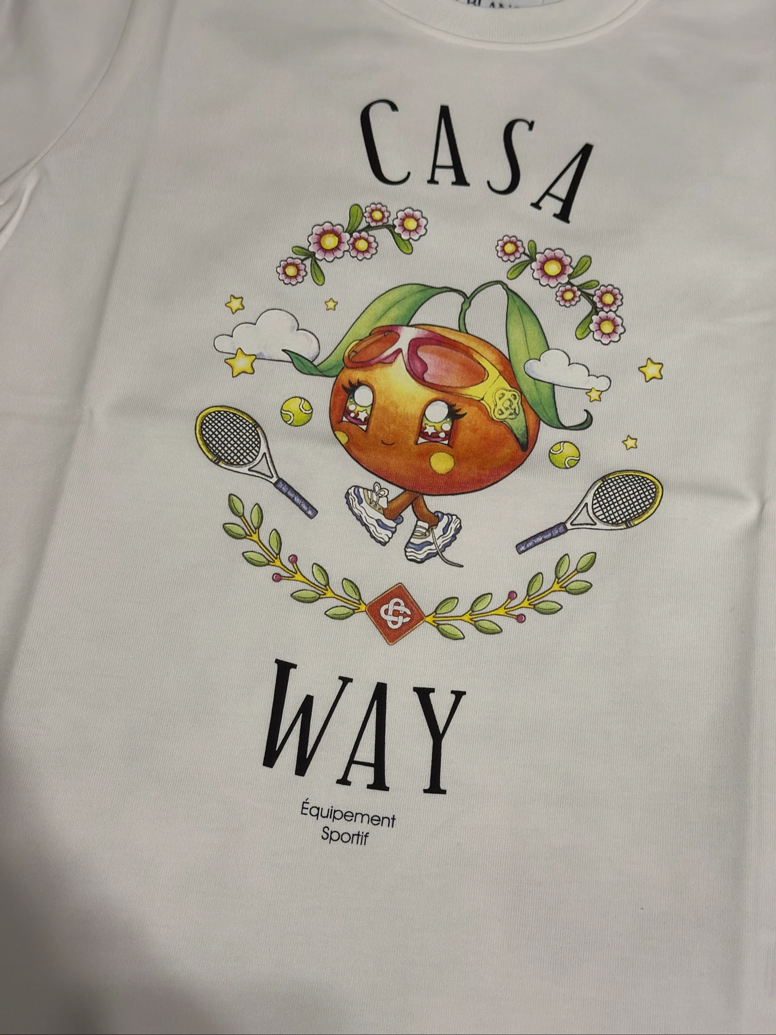 Casa Way Orange Mascot shirt mouw T-shirt - CasaBlanca Paris – photo 3